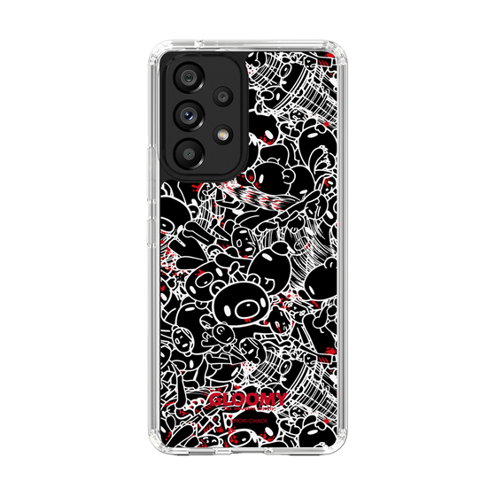 Slim Protection Case［ Gloomy - Pattern - Black ］