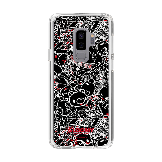 Slim Protection Case［ Gloomy - Pattern - Black ］