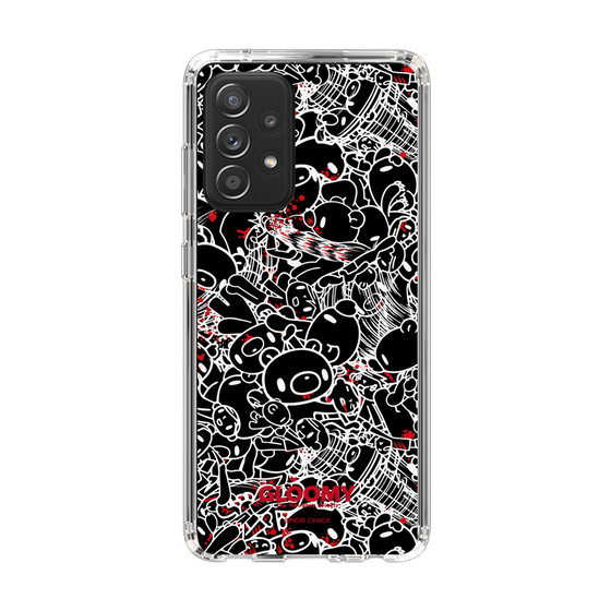 Slim Protection Case［ Gloomy - Pattern - Black ］