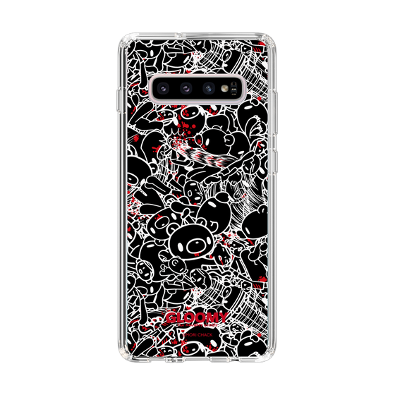 Slim Protection Case［ Gloomy - Pattern - Black ］