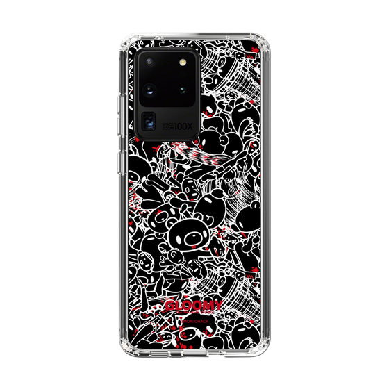 Slim Protection Case［ Gloomy - Pattern - Black ］