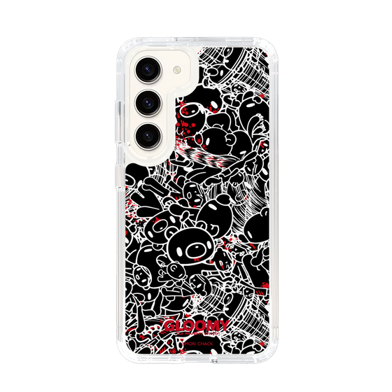 Slim Protection Case［ Gloomy - Pattern - Black ］