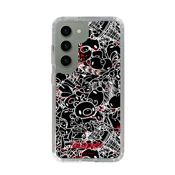 Slim Protection Case［ Gloomy - Pattern - Black ］