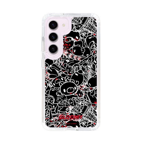Slim Protection Case［ Gloomy - Pattern - Black ］