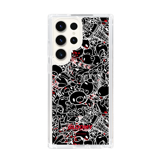Slim Protection Case［ Gloomy - Pattern - Black ］