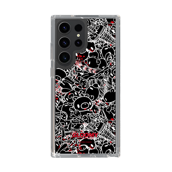 Slim Protection Case［ Gloomy - Pattern - Black ］