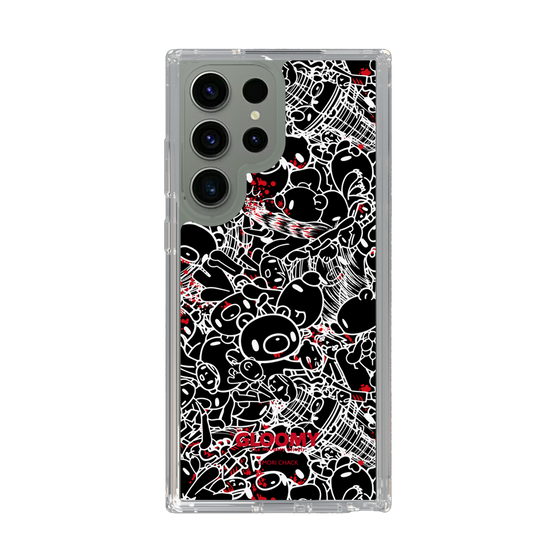 Slim Protection Case［ Gloomy - Pattern - Black ］