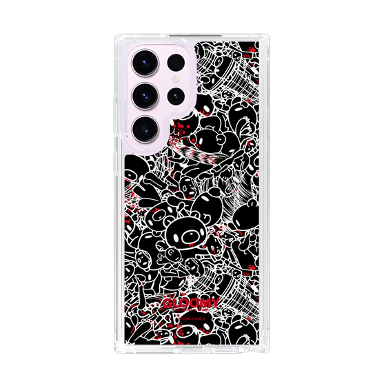 Slim Protection Case［ Gloomy - Pattern - Black ］