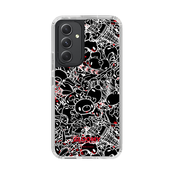 Slim Protection Case［ Gloomy - Pattern - Black ］