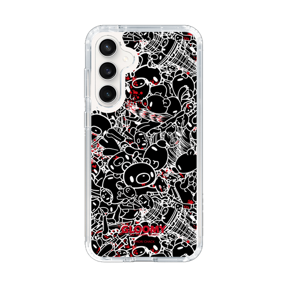Slim Protection Case［ Gloomy - Pattern - Black ］