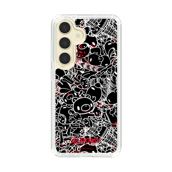 Slim Protection Case［ Gloomy - Pattern - Black ］