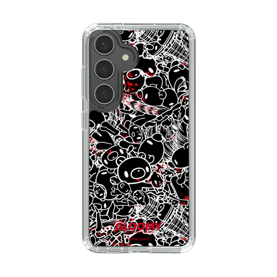 Slim Protection Case［ Gloomy - Pattern - Black ］