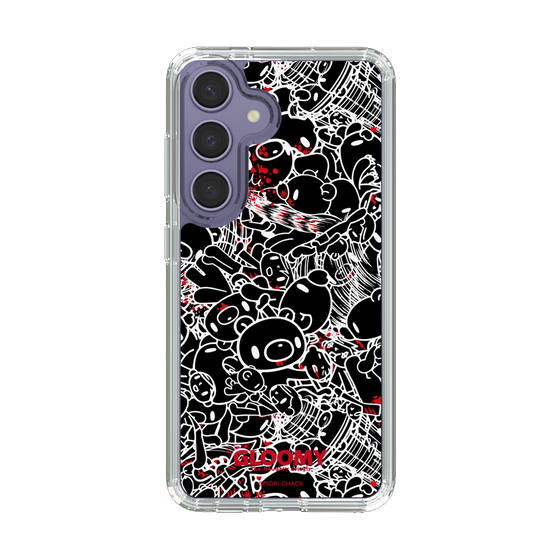 Slim Protection Case［ Gloomy - Pattern - Black ］