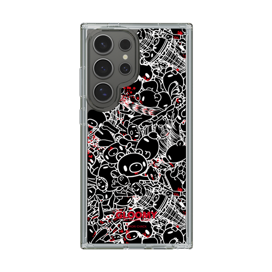 Slim Protection Case［ Gloomy - Pattern - Black ］