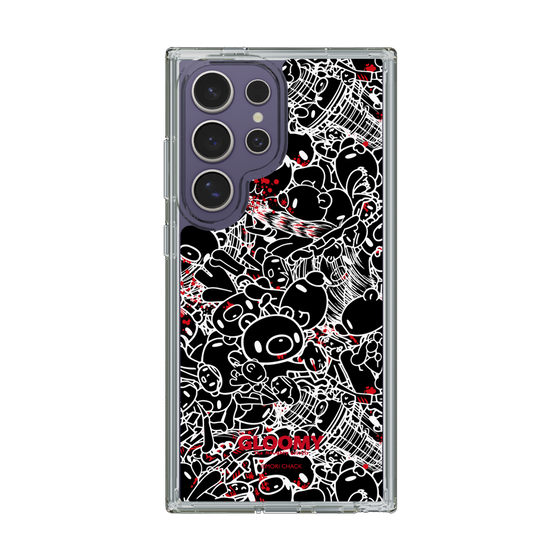 Slim Protection Case［ Gloomy - Pattern - Black ］