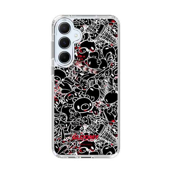 Slim Protection Case［ Gloomy - Pattern - Black ］