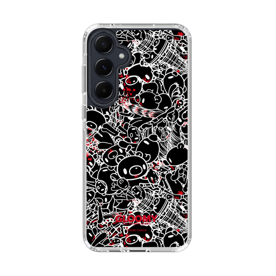 Slim Protection Case［ Gloomy - Pattern - Black ］
