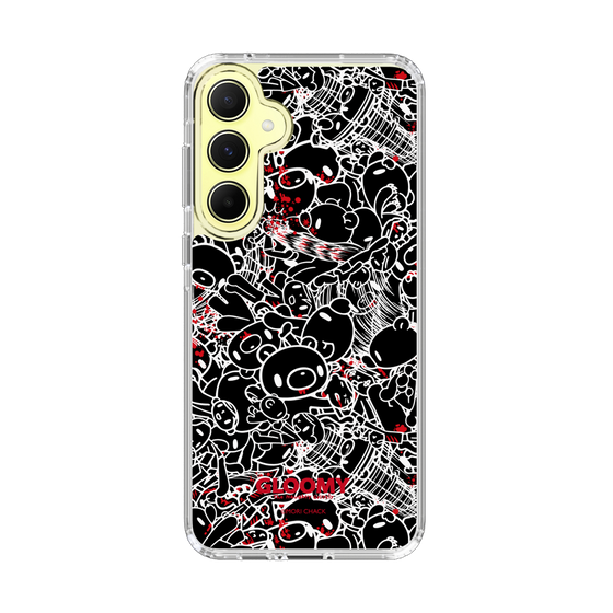 Slim Protection Case［ Gloomy - Pattern - Black ］