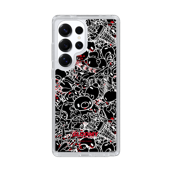 Slim Protection Case［ Gloomy - Pattern - Black ］