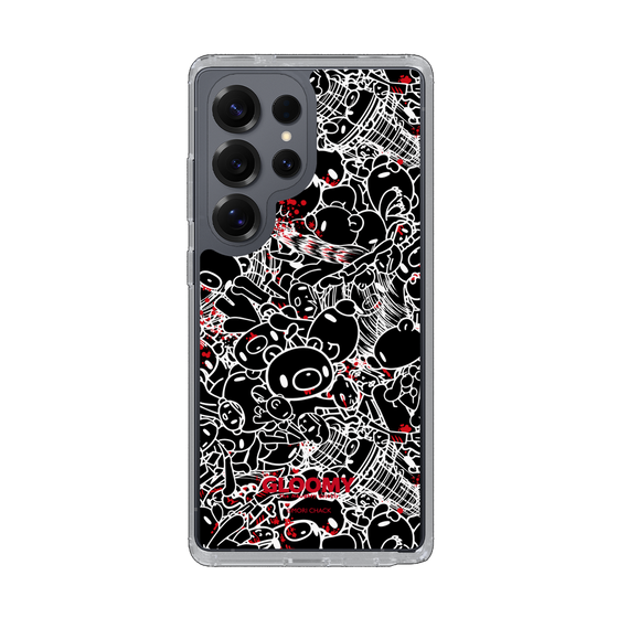 Slim Protection Case［ Gloomy - Pattern - Black ］