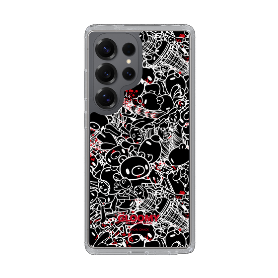 Slim Protection Case［ Gloomy - Pattern - Black ］