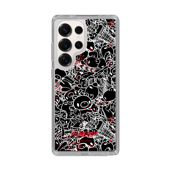 Slim Protection Case［ Gloomy - Pattern - Black ］