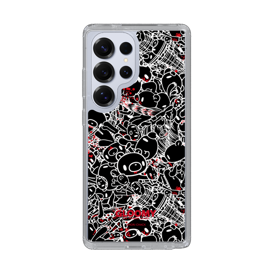 Slim Protection Case［ Gloomy - Pattern - Black ］