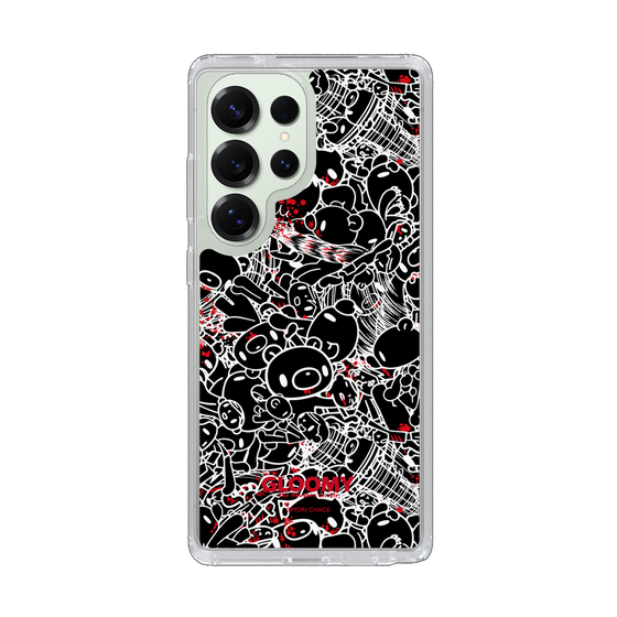 Slim Protection Case［ Gloomy - Pattern - Black ］