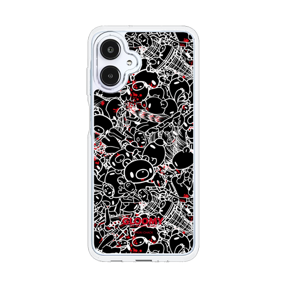 Slim Protection Case［ Gloomy - Pattern - Black ］