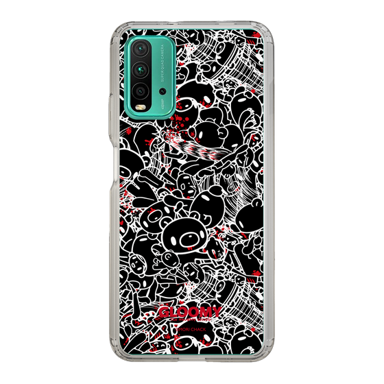 Slim Protection Case［ Gloomy - Pattern - Black ］