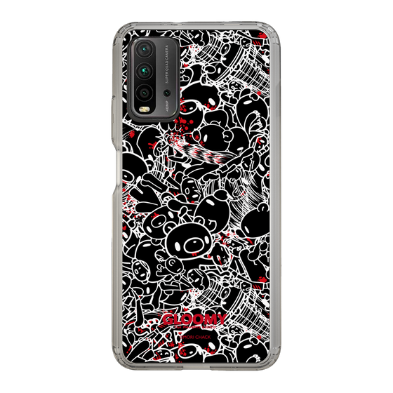 Slim Protection Case［ Gloomy - Pattern - Black ］