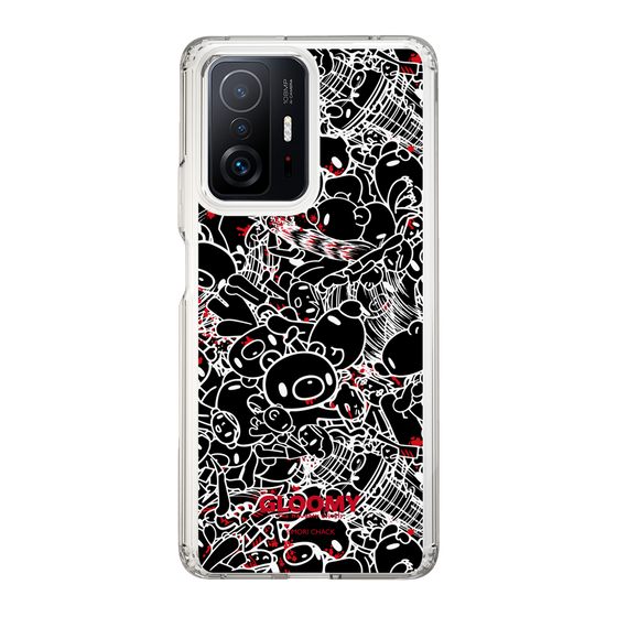 Slim Protection Case［ Gloomy - Pattern - Black ］