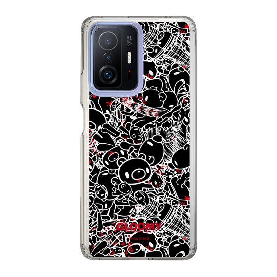 Slim Protection Case［ Gloomy - Pattern - Black ］