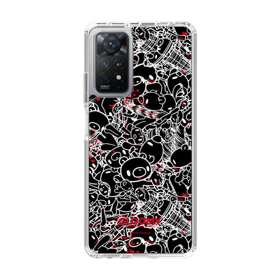 Slim Protection Case［ Gloomy - Pattern - Black ］