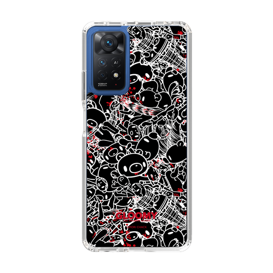 Slim Protection Case［ Gloomy - Pattern - Black ］