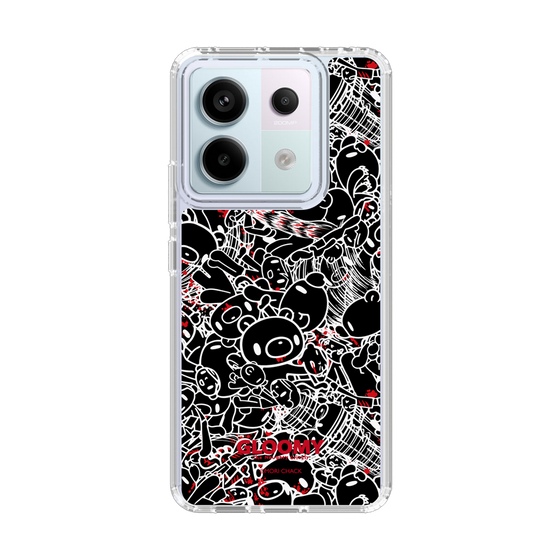 Slim Protection Case［ Gloomy - Pattern - Black ］