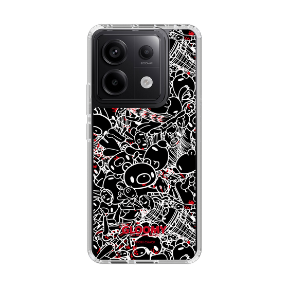 Slim Protection Case［ Gloomy - Pattern - Black ］