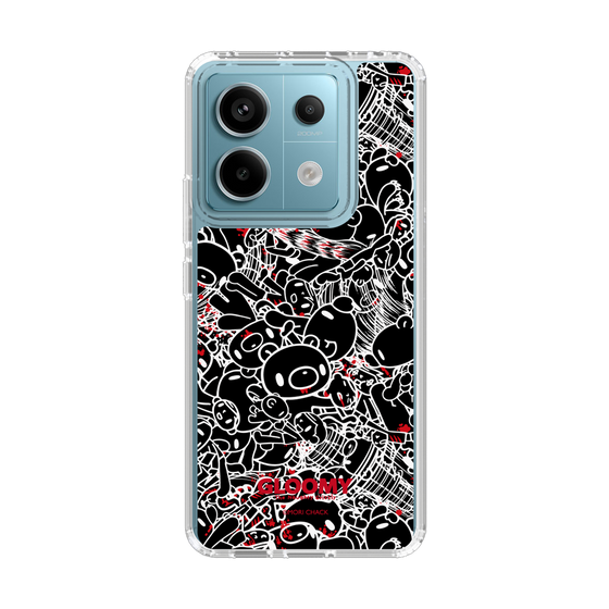 Slim Protection Case［ Gloomy - Pattern - Black ］