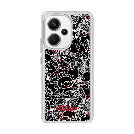 Slim Protection Case［ Gloomy - Pattern - Black ］
