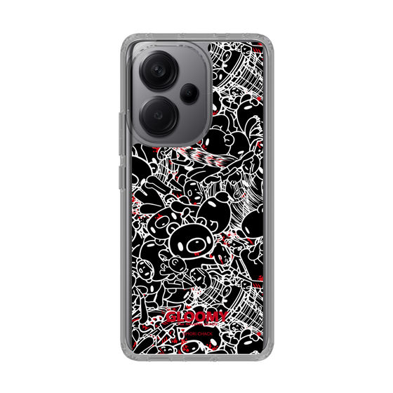 Slim Protection Case［ Gloomy - Pattern - Black ］