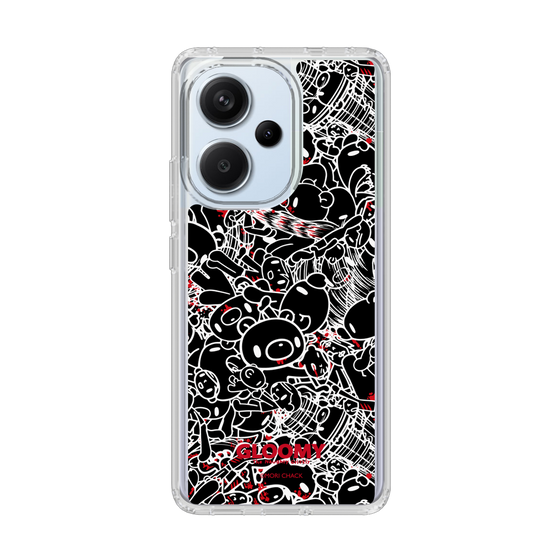 Slim Protection Case［ Gloomy - Pattern - Black ］