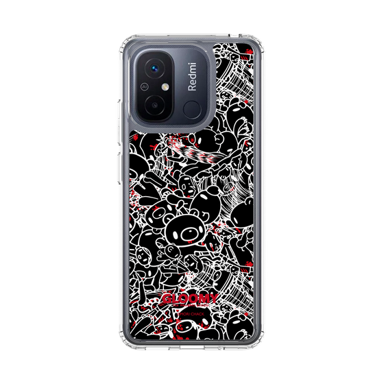 Slim Protection Case［ Gloomy - Pattern - Black ］