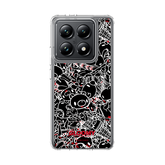 Slim Protection Case［ Gloomy - Pattern - Black ］