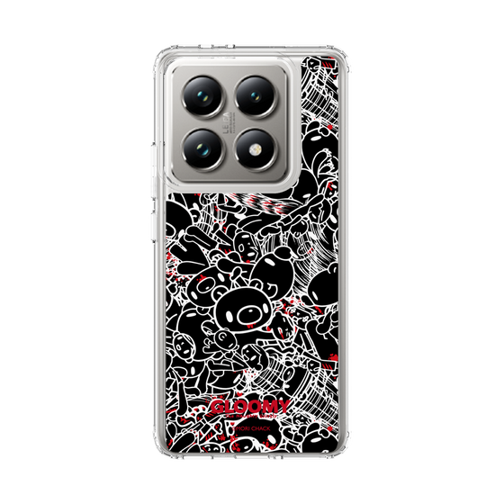 Slim Protection Case［ Gloomy - Pattern - Black ］