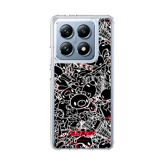 Slim Protection Case［ Gloomy - Pattern - Black ］