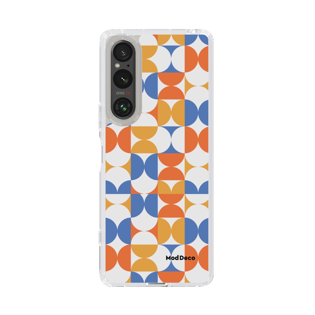 Slim Protection Case for SONY Xperia 1 V［ Mod Deco - Original - Geometric pattern/A ］