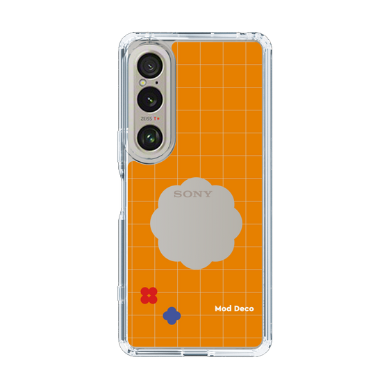 Slim Protection Case［ Mod Deco - オリジナル - レトロオレンジ ］
