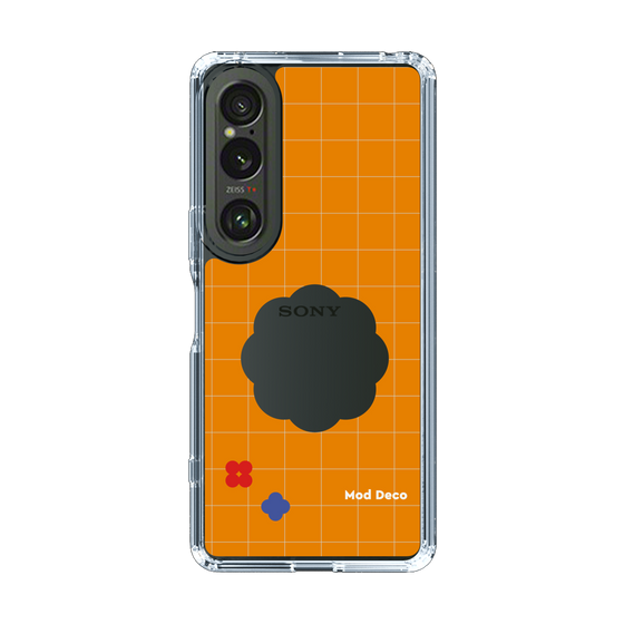Slim Protection Case［ Mod Deco - オリジナル - レトロオレンジ ］