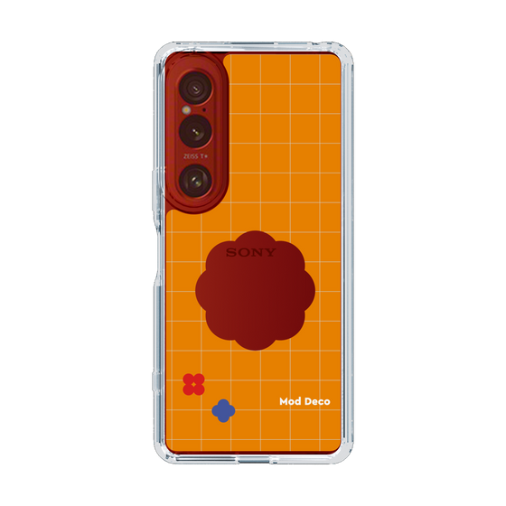 Slim Protection Case［ Mod Deco - オリジナル - レトロオレンジ ］