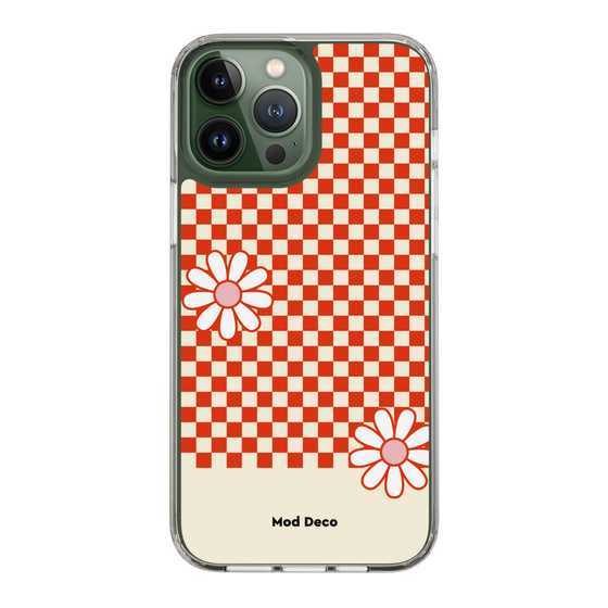 Slim Protection Case［ Mod Deco - オリジナル - レトロフラワー ］
